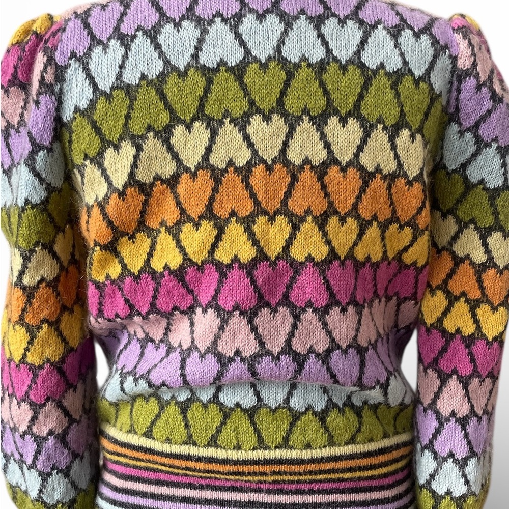 Marc Jacobs Hearts and Sequin Embellished Cardigan - Picture 11 of 14